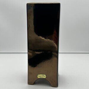 Vintage Haeger Floral Bronze Ceramic Vase